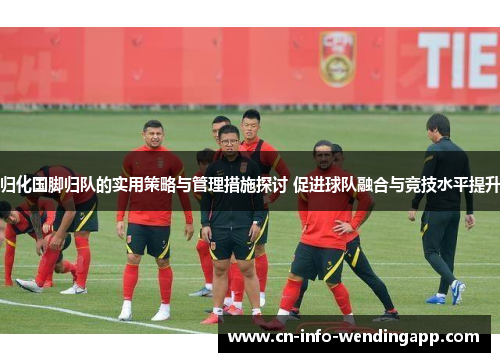 归化国脚归队的实用策略与管理措施探讨 促进球队融合与竞技水平提升 归化国脚归队的实用策略与管理措施探讨 促进球队融合与竞技水平提升
