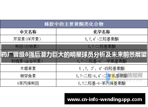 药厂晋级8强后潜力巨大的明星球员分析及未来前景展望